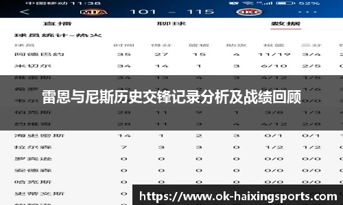 雷恩与尼斯历史交锋记录分析及战绩回顾